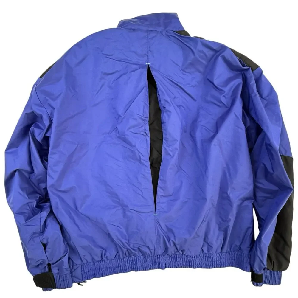 Vintage Mountain Goat Pullover Ski Jacket Men Large 90s Blue Retro Snowboard
